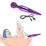 Vibromasseur Baguette Magique Gode Vibromasseur Point G Violet