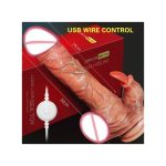 sextoy à distance télescopique balançoire réaliste gode vibrateur langue lécher pénis chauffé g-spot Massage jouets sexuels pour les femmes
