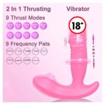 Vibrateur pour Femmes Dildo Vibr ating Egg Cl itoris Stimu lator Sex Toys