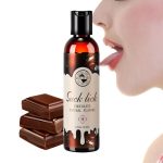 120ml Gel Suck Lick  de sexe oral de qualité alimentaire Fellation Lubrifiant comestible Gorge profonde  Chocolat et divers gouts  Saveur  Strawberry