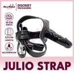 Plug buccal en cuir  noir, jouet sexuel