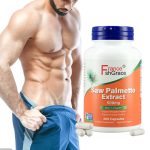 Suppléments de prostate Saw Palmetto pour hommes avec bloqueur de DHT pour la croissance des cheveux et bêta-bloquant pour réduire les mictions fréquentes, 200 compr.