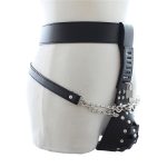 Ceinture de chasteté culotte appareil avec vibromasseur Plug anal String pour femmes hommes
