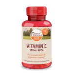 VITAMINE E | Puritans Pride soutient la fonction immunitaire, 180 mg, 100 unités