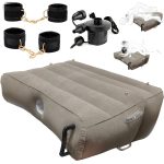 jouets SM gonflables multifonctionnels en PVC et peluche avec menottes