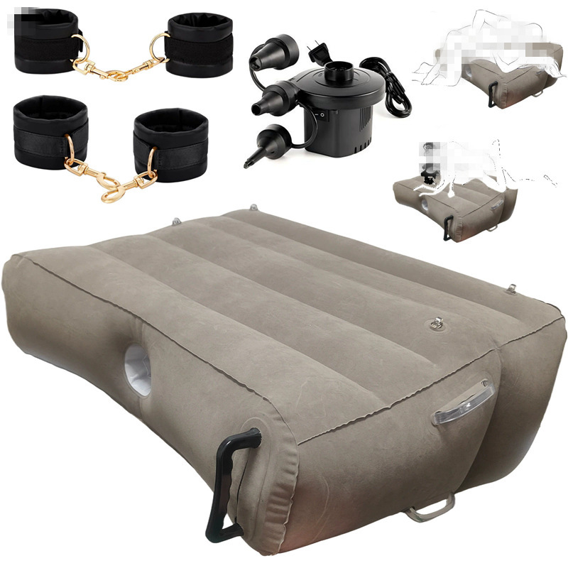 jouets SM gonflables multifonctionnels en PVC et peluche avec menottes