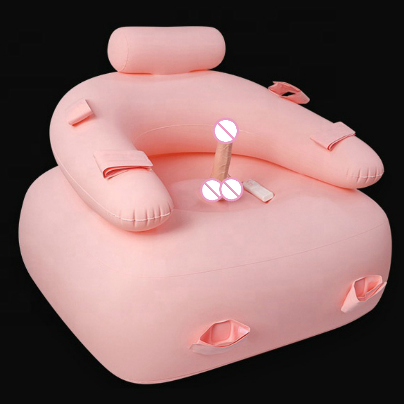 Canapé gonflable pour couples avec position pénis