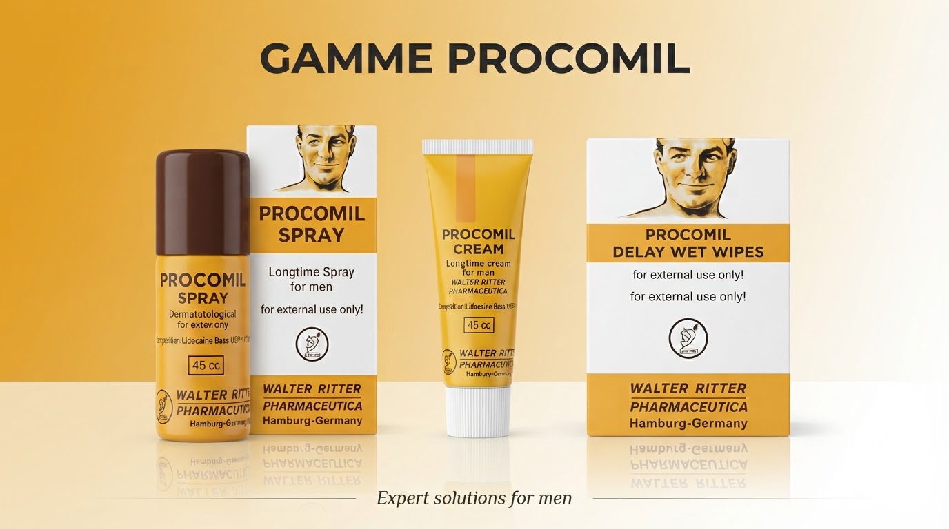 GAMME PROCOMIL – La Référence Allemande du Plaisir Prolongé
