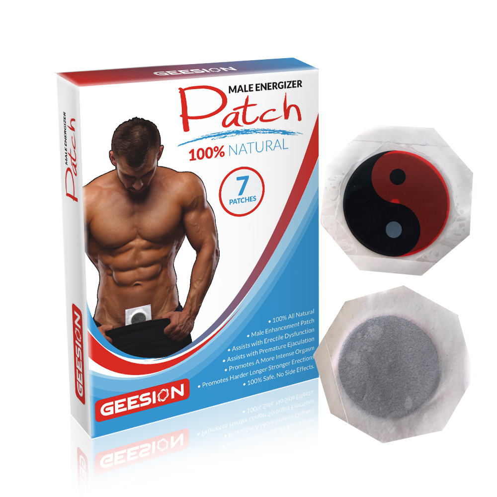 🔵 GEESION Male Energizer Patch – Patchs Performance Sexuelle Masculine 100 % Naturels | 7 Patchs